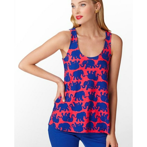 Lilly Pulitzer Tops - Lilly Pulitzer Tusk in the Sun Hart Tank Top